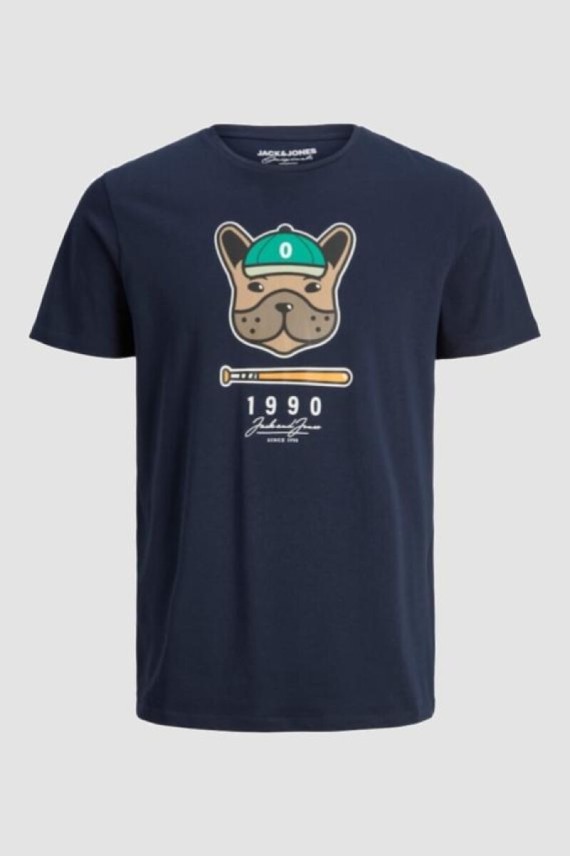 Camiseta Summer Dog - Navy Blazer 
