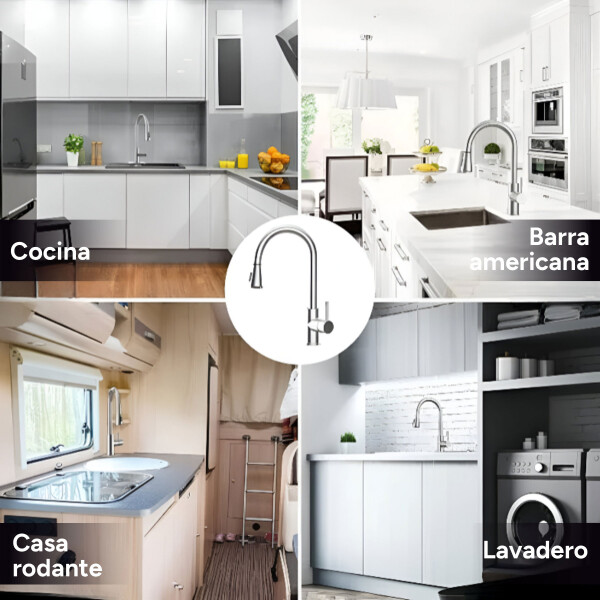 Monocomando Extensible Canilla Grifo Cocina Mesada Monocomando Extensible Canilla Grifo Cocina Mesada