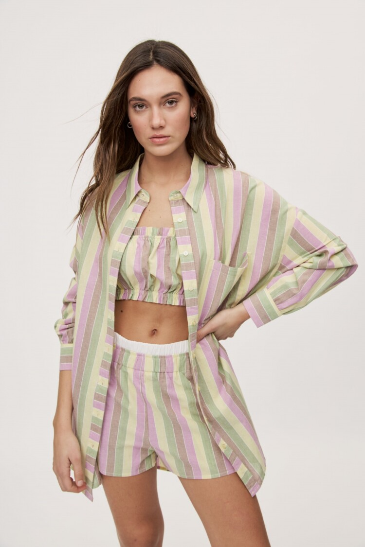 CAMISA CAPRI AMARILLO PASTEL