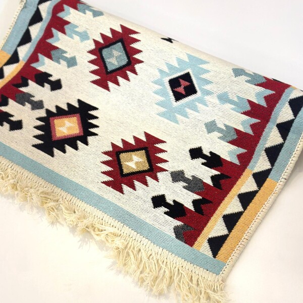 Alfombra boho 90x60 cm 11 Alfombra boho 90x60 cm 11