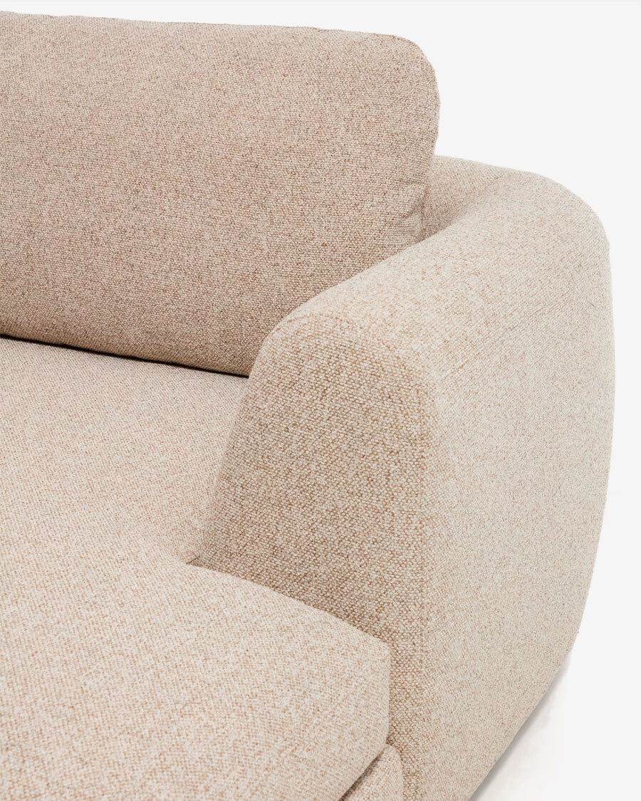 Sofá Vera 4 plazas con chaise longue derecho beige 322 cm Sofá Vera 4 plazas con chaise longue derecho beige 322 cm