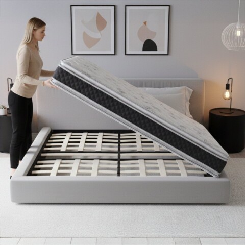 Colchón QUEEN Dubai EPS con Pillow Top en ambas caras 158x198x24 130K Colchón QUEEN Dubai EPS con Pillow Top en ambas caras 158x198x24 130K