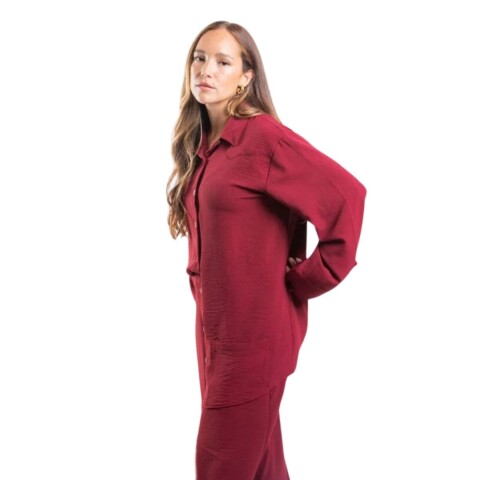 CAMISA ASUAN S-XXL BORDO