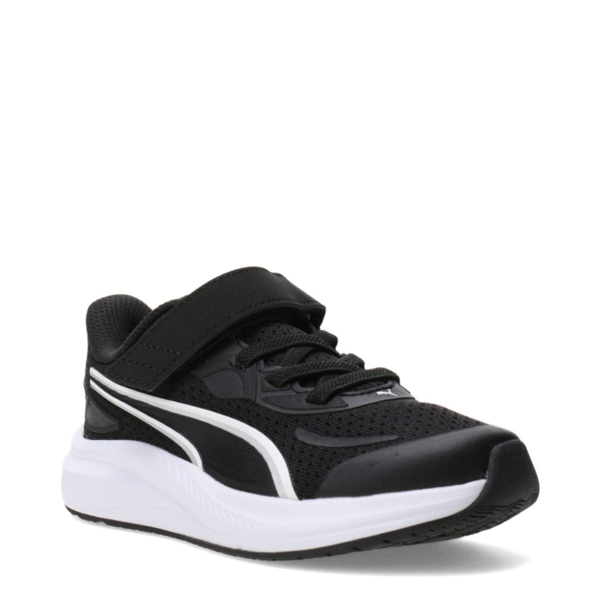 Championes de Niños Puma Skyrocket 2 Ac+ Ps - Negro - Blanco 