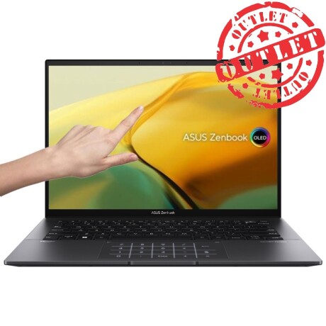 Notebook Asus Zenbook Ryzen 5 4.3GHZ, 8GB, 256GB Ssd, 14" 2.8K Oled Touch (con Detalles) 001
