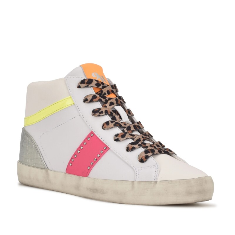 Sneakers Stunnah3-A White/neon/pink/silver