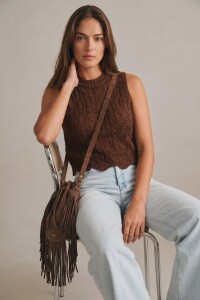 Top Texturado Chocolate