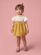 Vestido Canesu Estampado Amarillo