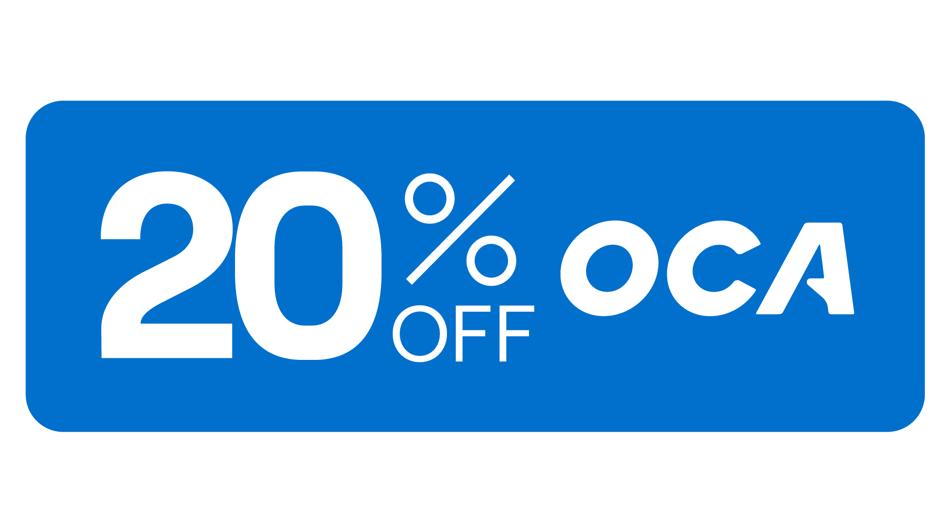 OCA 20%OFF