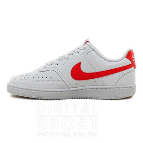 Champion Nike Moda Hombre Court Vision LO Nn White/Picante Red S/C