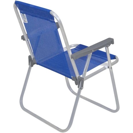 Silla Alta Bel Aluminio Lazy Poliéster De Pvc AZUL-FRANCIA