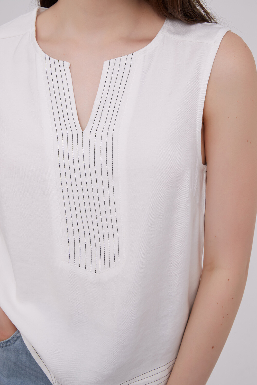 Musculosa Dayna Marfil / Off White