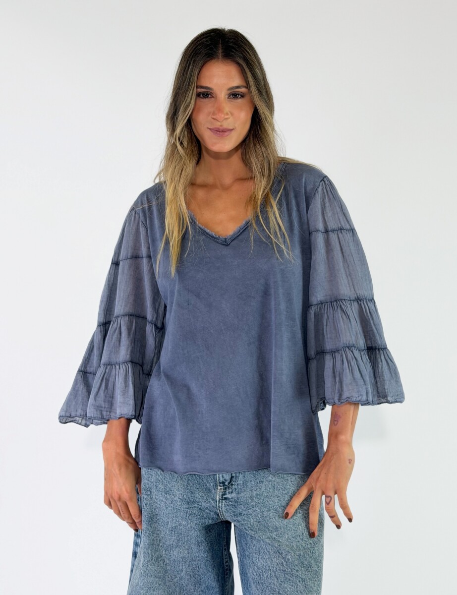 BLUSA CONDOTTI - AZUL 