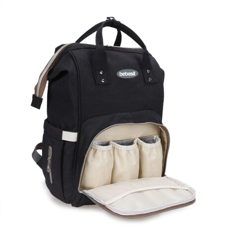 Bolso mochila maternal Bebesit con cambiador Negro