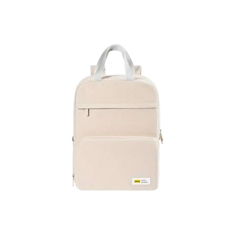 Mochila de tela plegable Beige