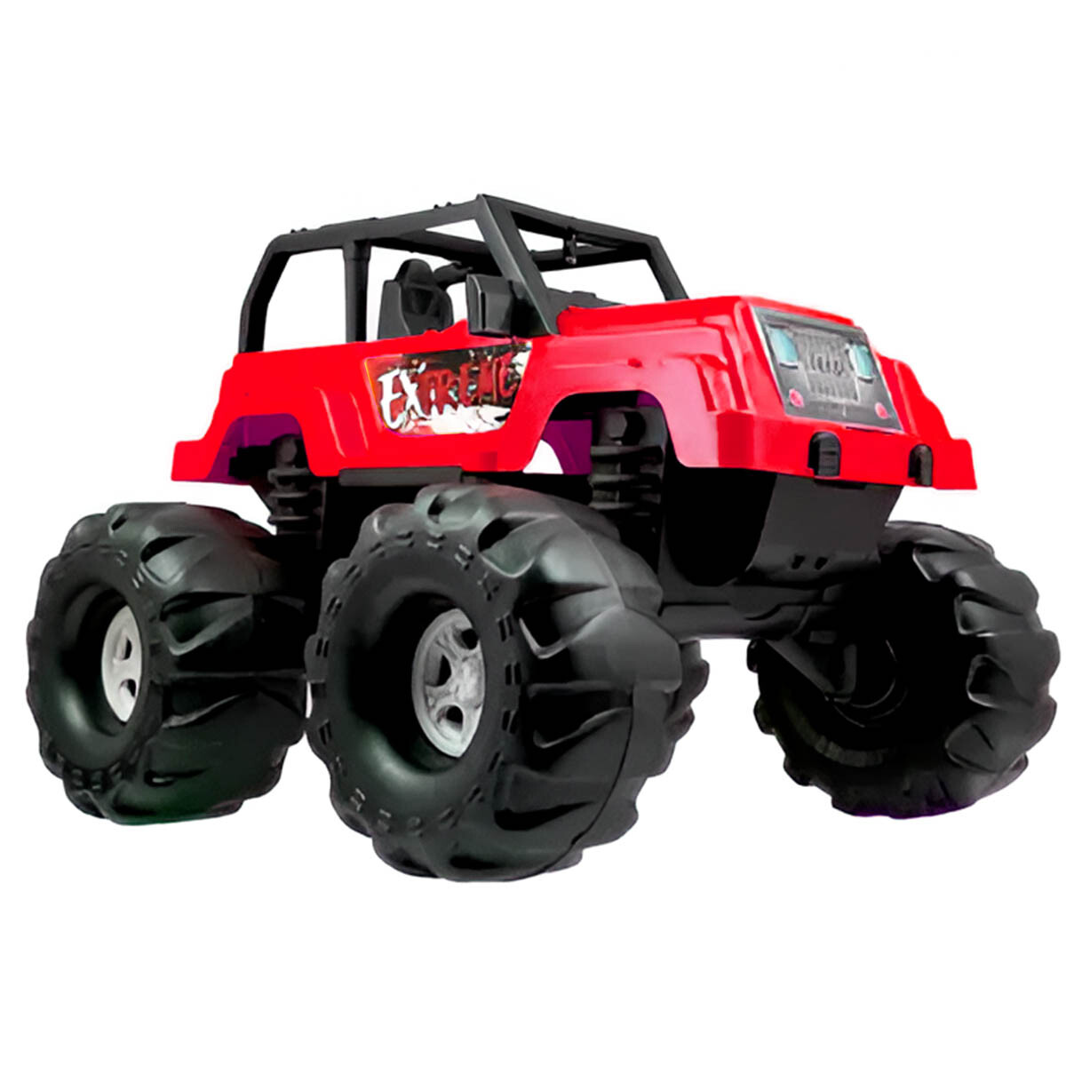 Auto Jeep Brasilero 4x4 Juguete Grande MonsterTruck - Jeep 