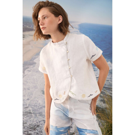 Blusa Nube Detail Blanco