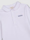 Polo Body Blanco Con Cuello Bebe Blanco Optico