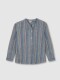 Camisa Panadera Rayas Camel