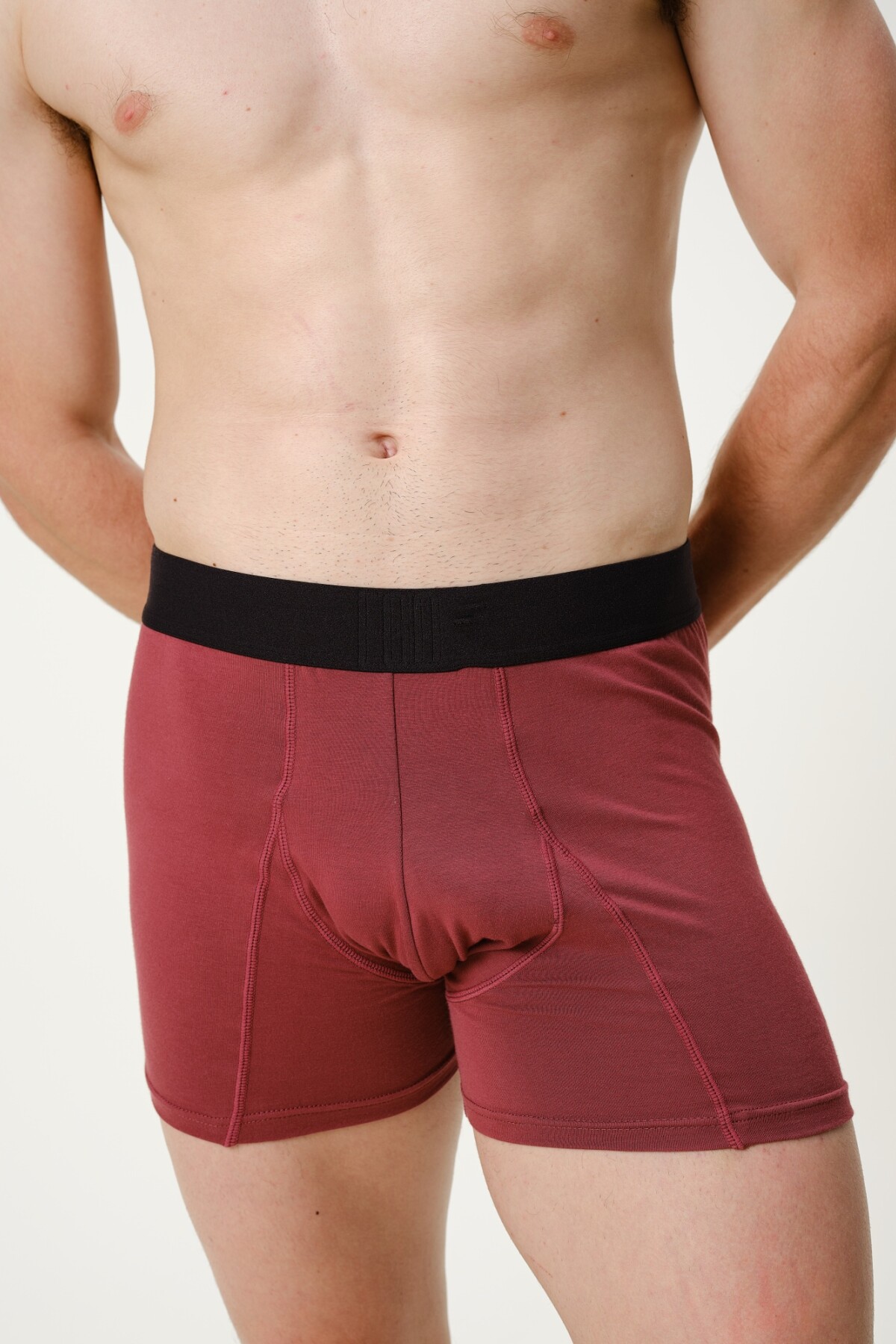 Boxer Algodón Bordo