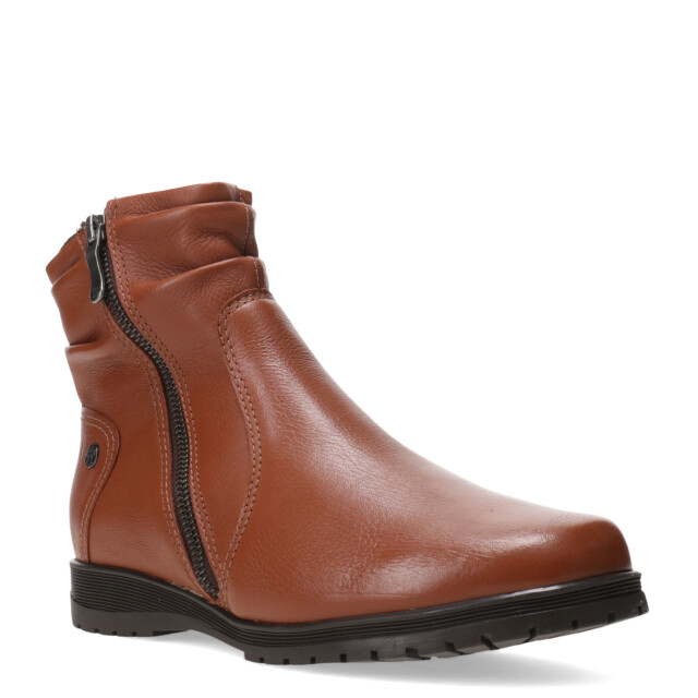 Bota de Mujer Bottero GORG con cierre 369201 Marrón Coñac