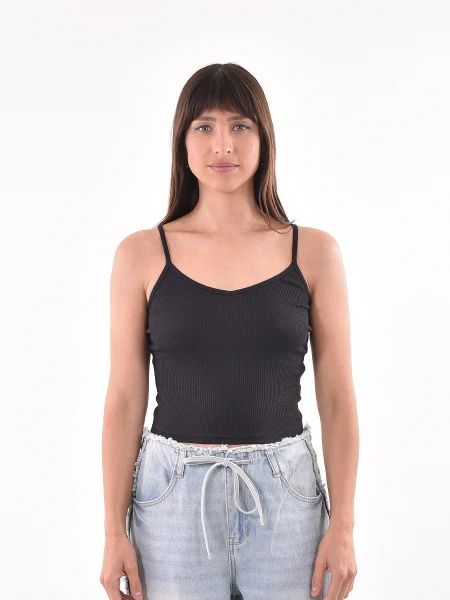 MUSCULOSA BASICA LOLA NEGRO
