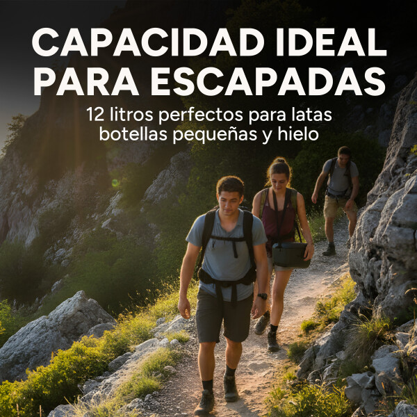 Conservadora Hielera Vintage 20L Litros Latas Hielo Polarbox Color Gris