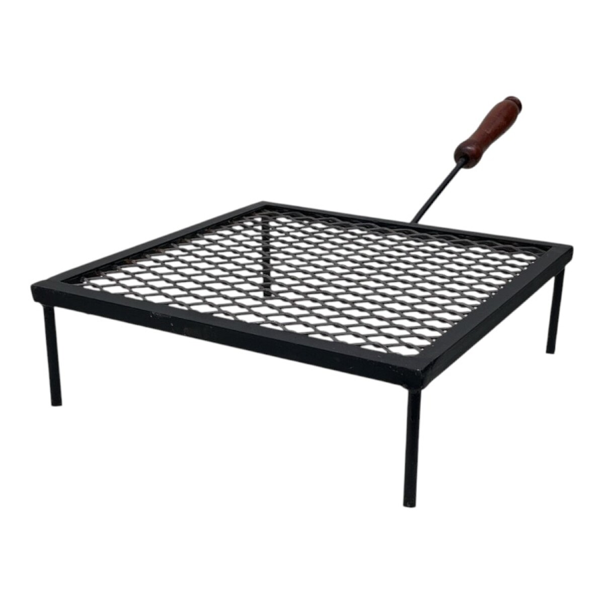 Parrilla Estufa 40x40 C/Mango Madera 