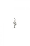 CHARM DE ALEACION DE METALES BAÑADO EN PLATA DE LEY CON FORMA DE LETRA P CON ARGOLLA Charm