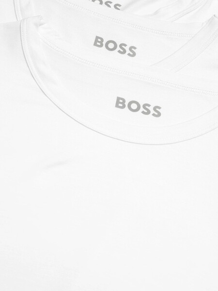 HUGO BOSS - Remera RN 3P Bamboo Blanco