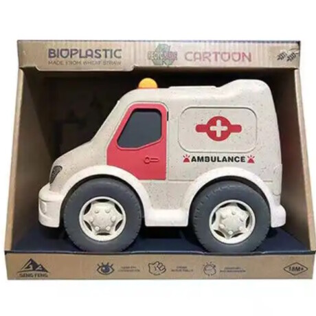 Juguete Infantil Camión Ambulancia Plástico Reciclado 001