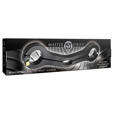 MS Punished Balls to Wrist Humbler - Black MS Punished Balls to Wrist Humbler - Black