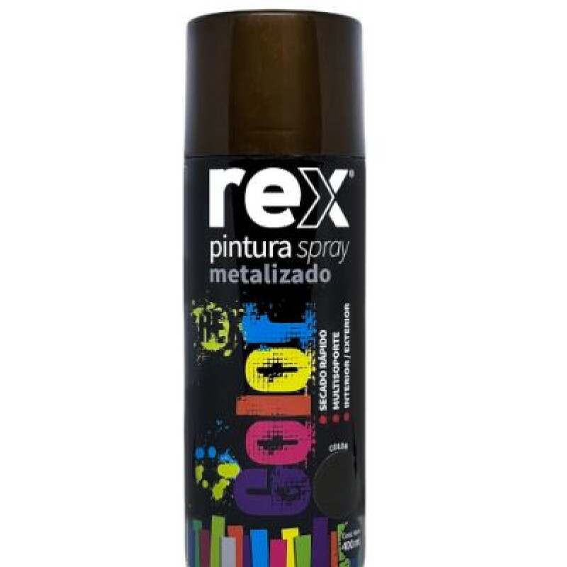 Pintura Aerosol Spray Colores Metalizados Secado Rápido Bronce