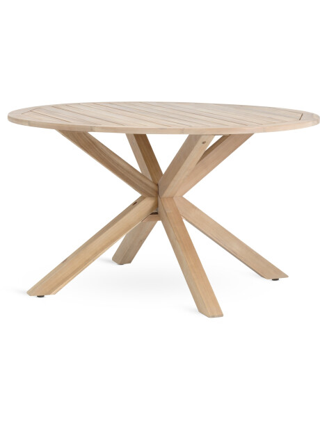 Mesa de jardín HESTRA Ø126 madera dura Mesa de jardín HESTRA Ø126 madera dura