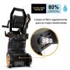 Hidrolavadora Kingsman Alta Presión 152 bar + Accesorios 1800w Hidrolavadora Kingsman Alta Presión 152 bar + Accesorios 1800w