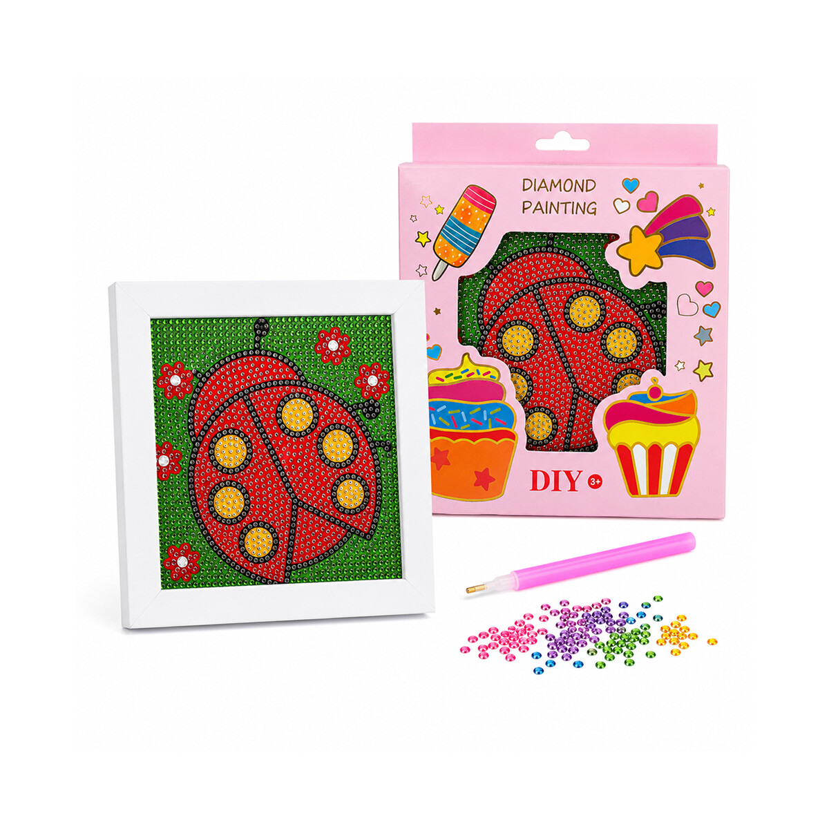 Set creativo Diamond Painting - Mariquita 