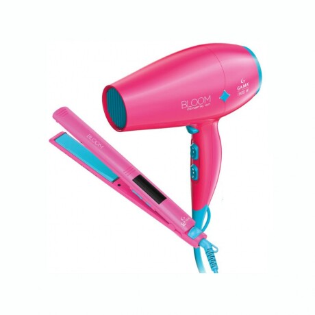 Combo GAMA Secador Bloom + Planchita LED Bloom - Pink Combo GAMA Secador Bloom + Planchita LED Bloom - Pink