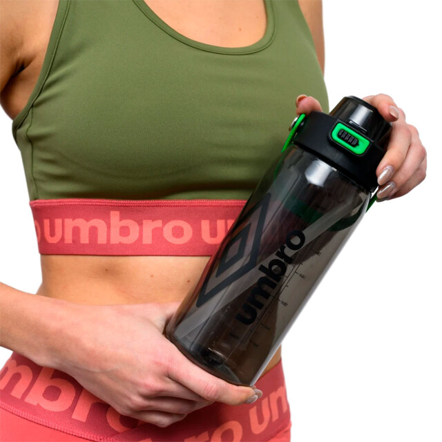 Botella Umbro 850 ml Negro - Verde