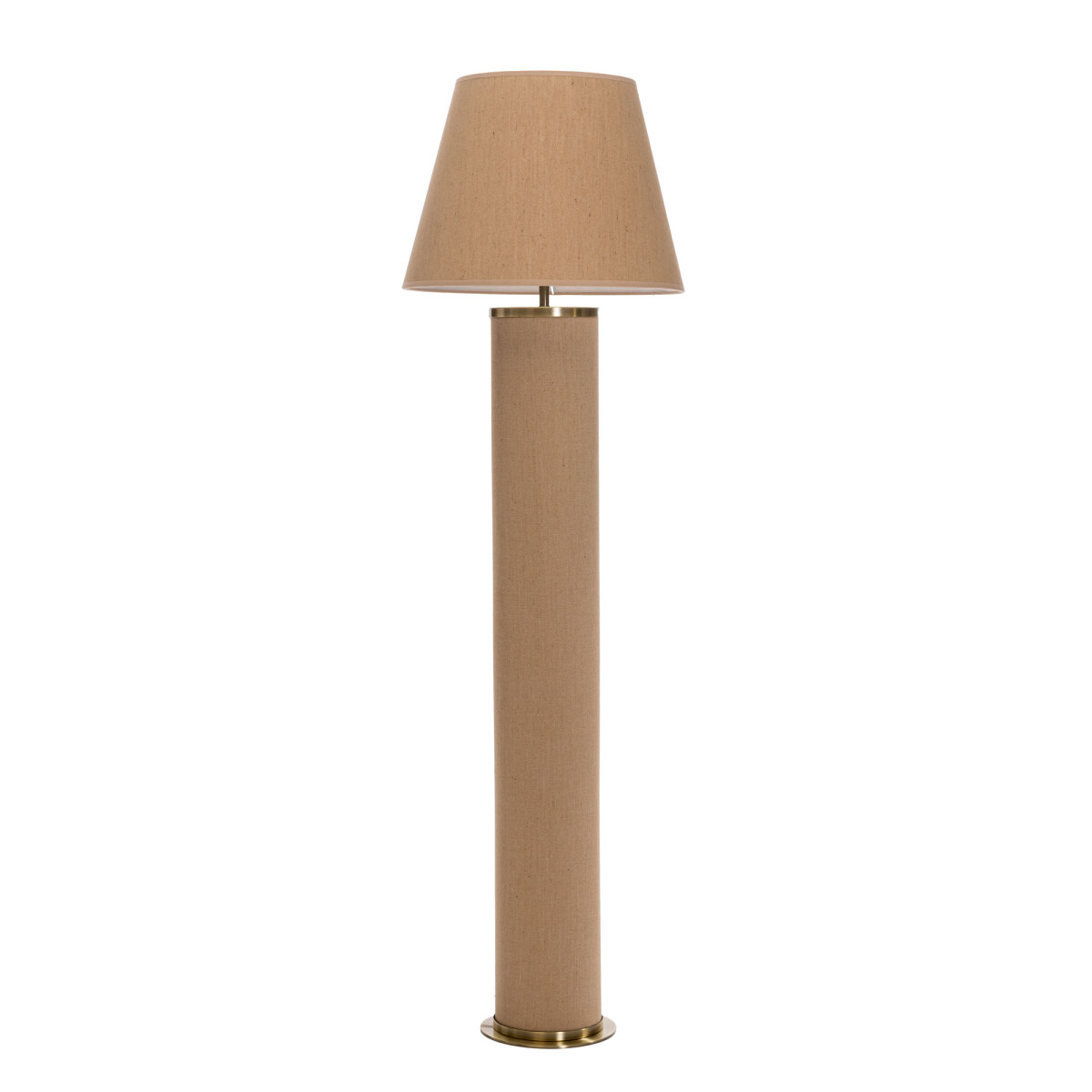 LÁMPARA - DE PIE TAN, NA NATURAL/BEIGE YUTE HR9ZBSCACA 