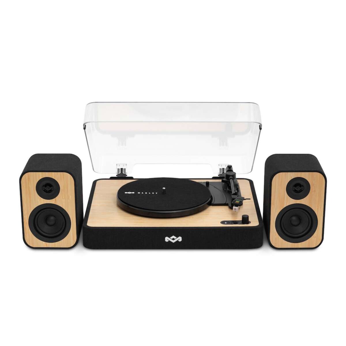 Tocadiscos y Altavoces Revolution - Negro 