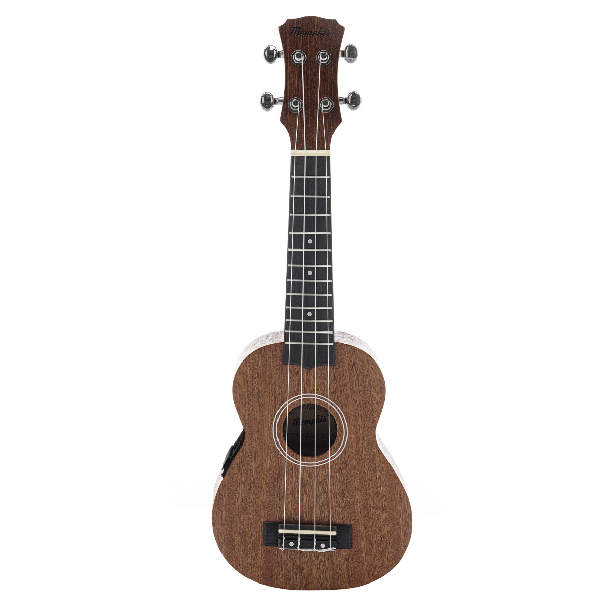 UKELELE SOPRANO ELECTROACÚSTICO MEMPHIS SAPELE CON FUNDA 