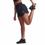 Aero Hi-Rise 4 Inch Shorts - Mujer Black/silver Reflective