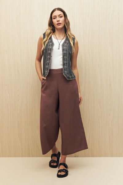 PANTALÓN KARIM Chocolate