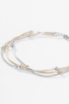 Pulsera triple acero multicolor