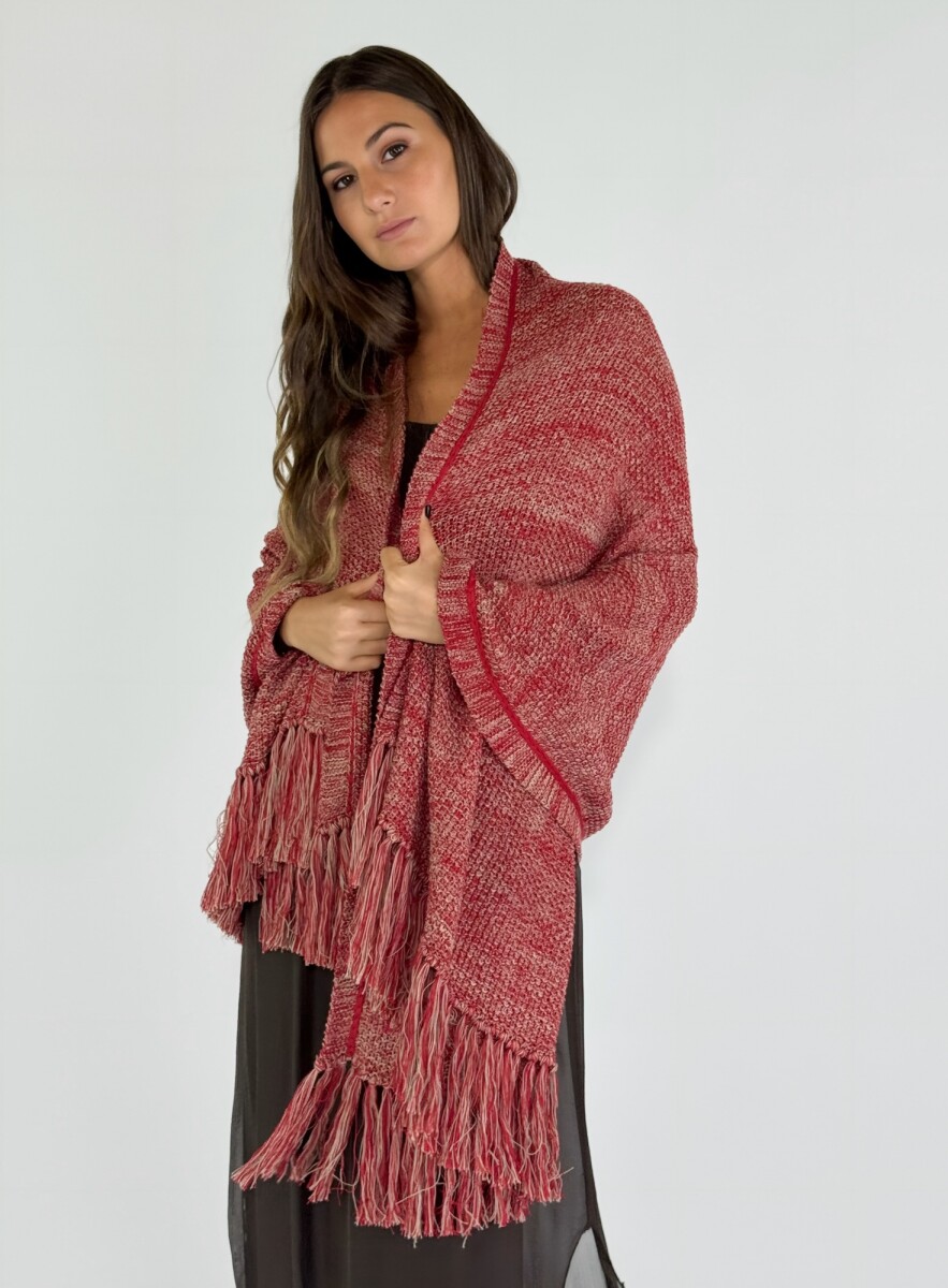 PASHMINA ZUMA - ROJO 