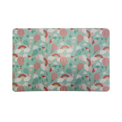 Individual Rectangular Globos Menta 47 x 27 cm U
