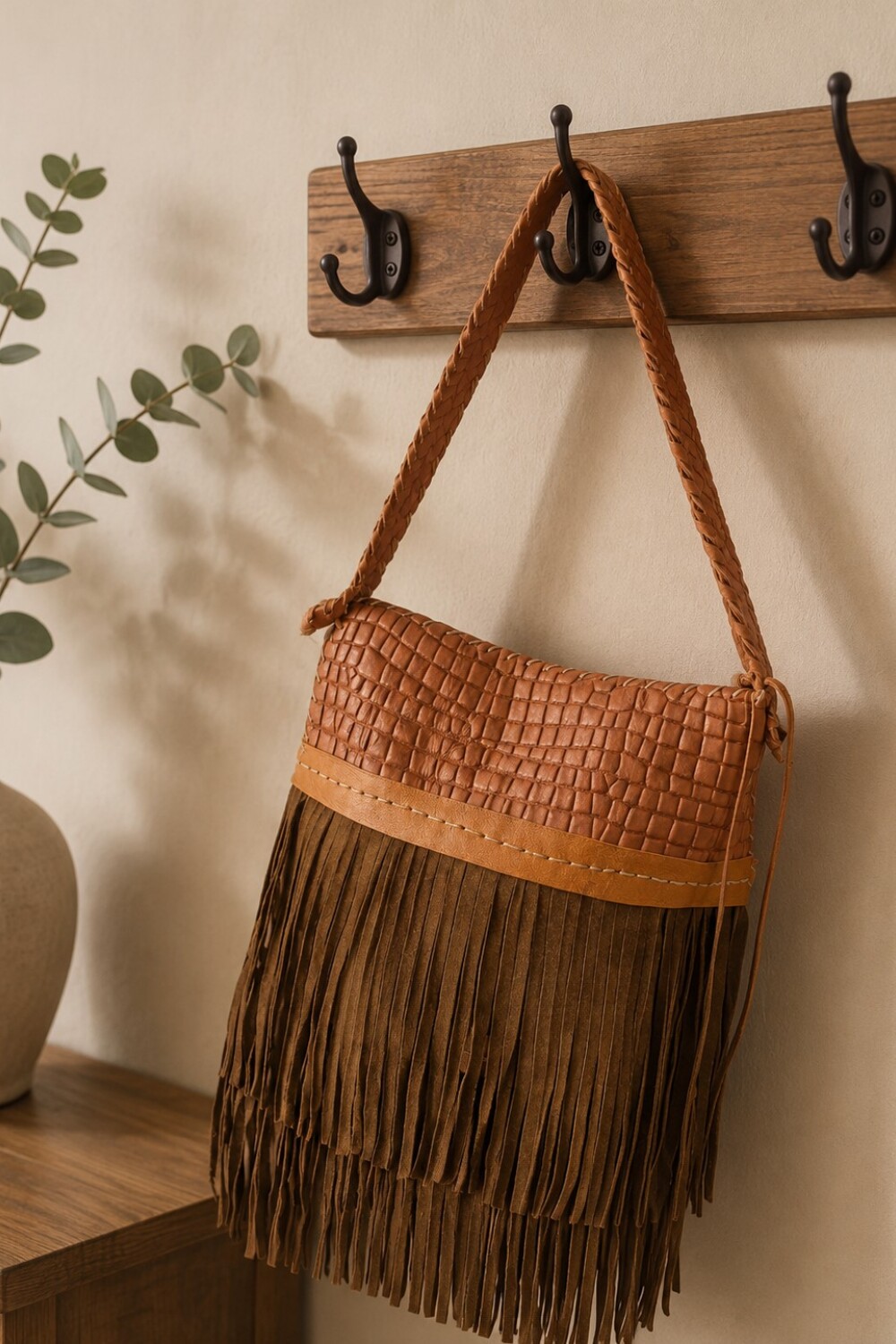 Fringes Bag Beige