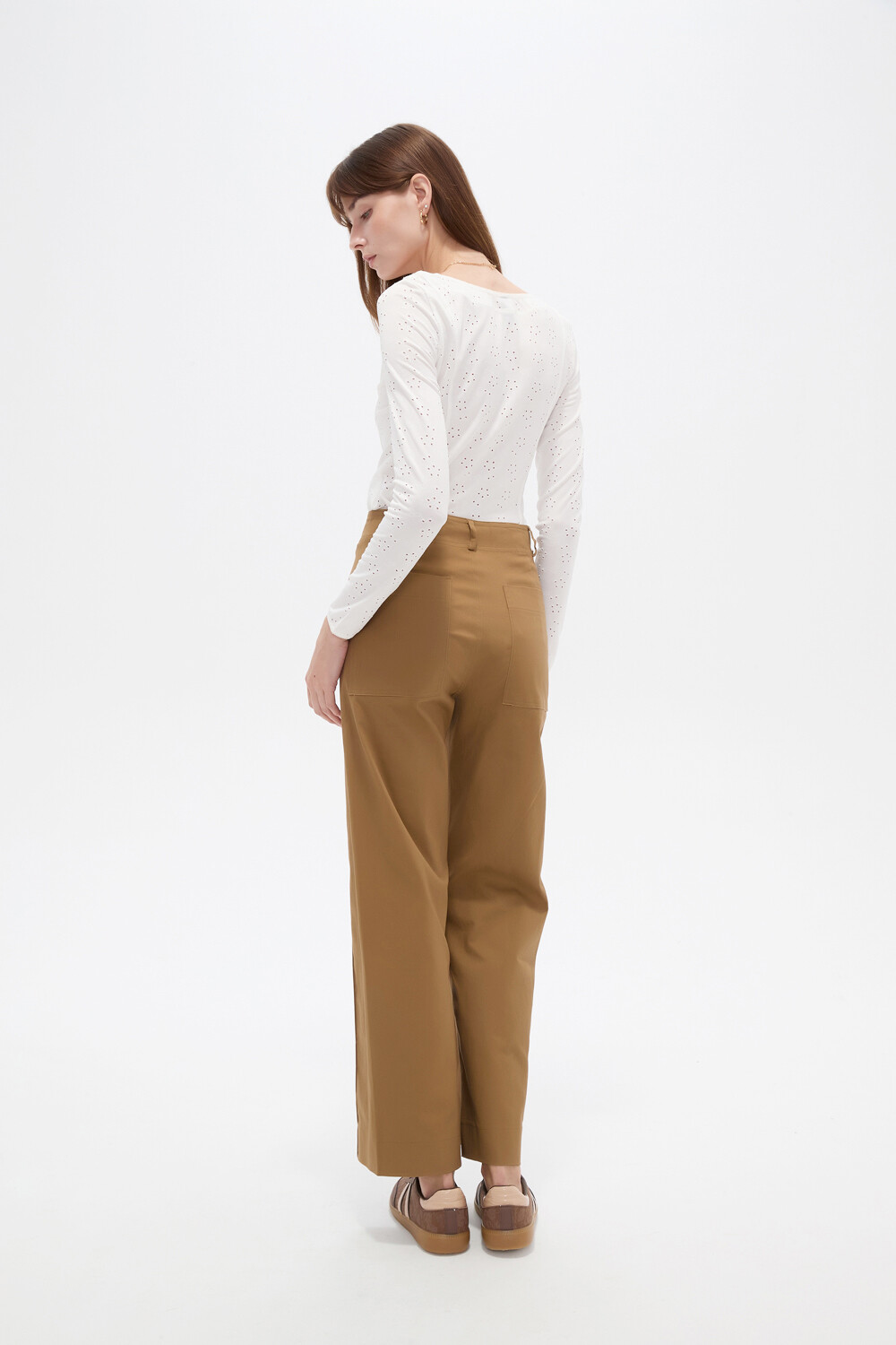 Pantalon Arvilo Beige Oscuro