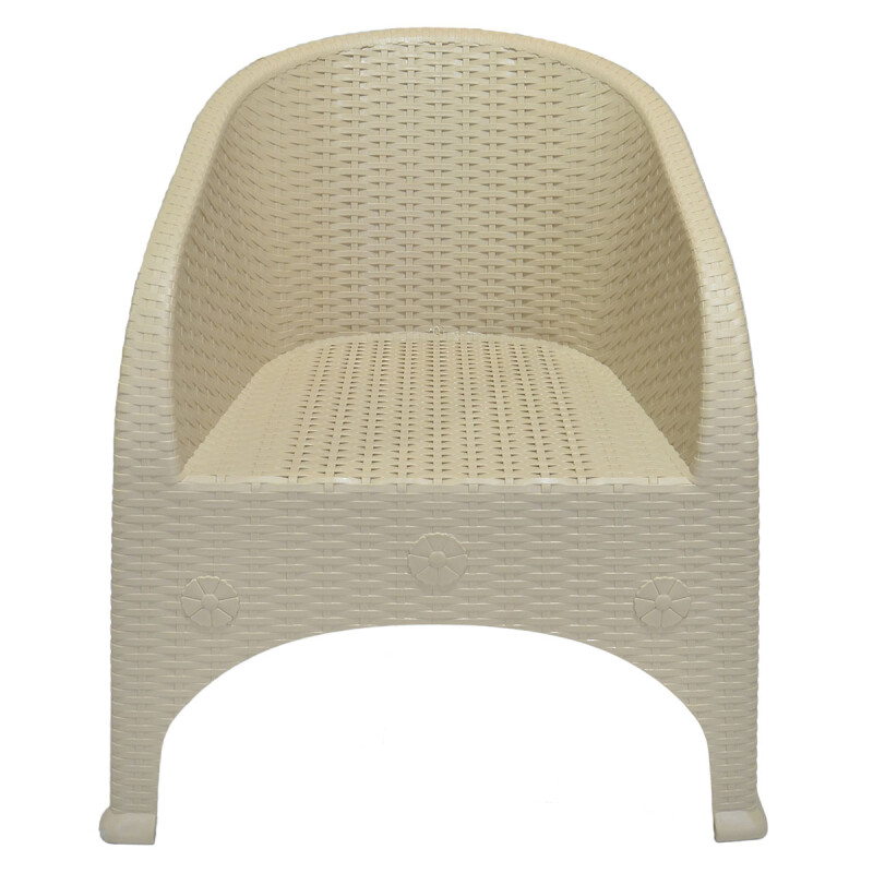 Sillón simil ratán BEIGE