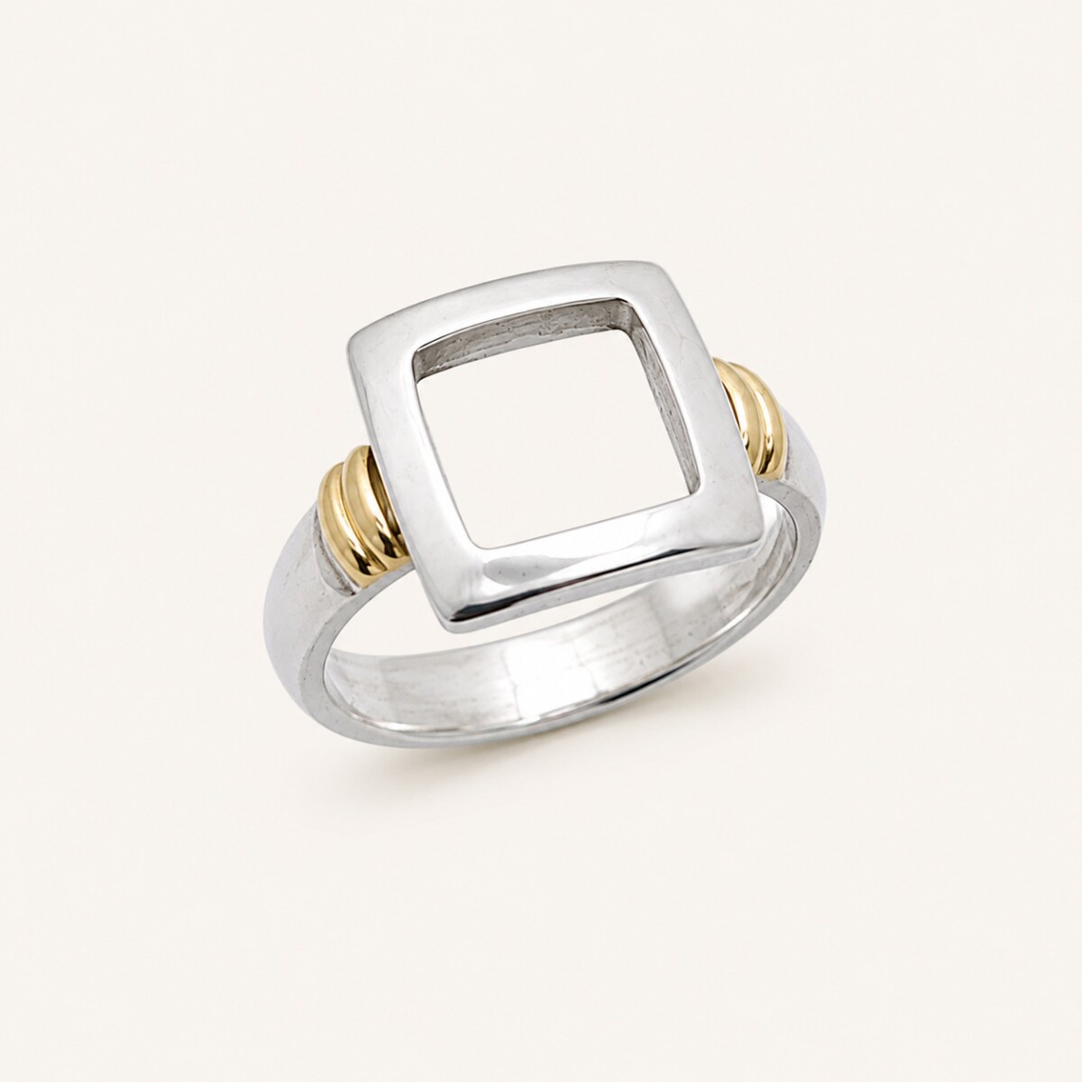 Anillo Esther - Plata y Oro 